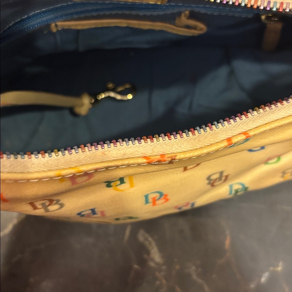 Dooney & Bourke Multicolor Logo Shoulder Bag - Picture 6 of 9